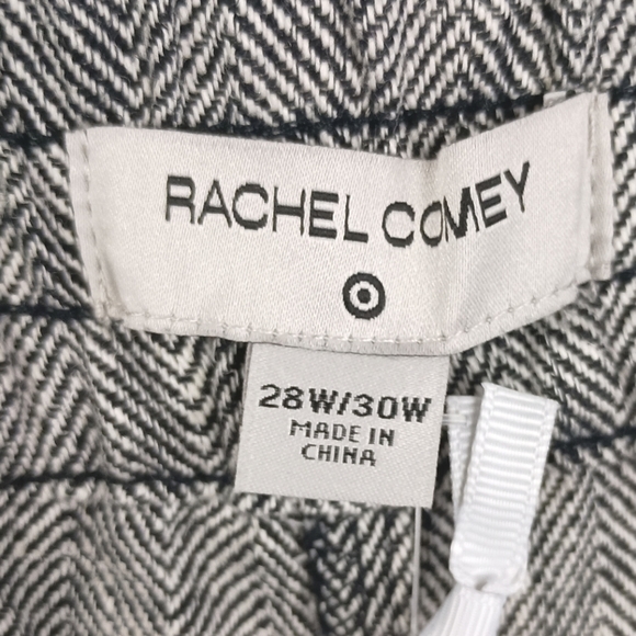 NWT Rachel Comey x Target Grey Chevron High-Rise Wide Leg Tweed Pants 5X - Picture 8 of 9